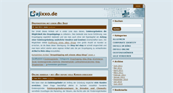 Desktop Screenshot of blog.ajixxo.de
